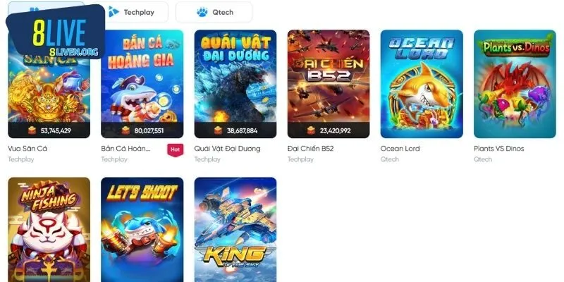 Vì sao bắn cá 8LIVE lại được yêu thích đến vậy?