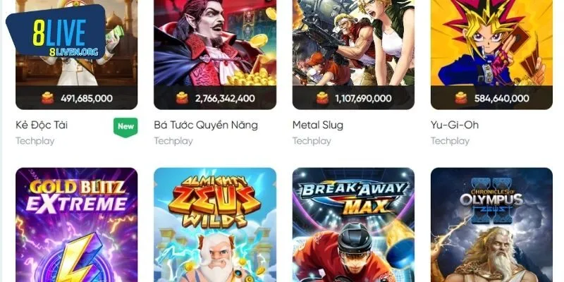 Khám phá thế giới game đặc sắc tại nổ hũ 8LIVE